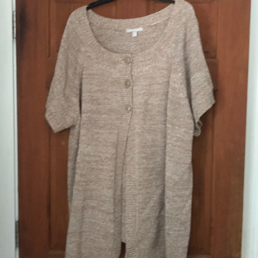 Short Sleeve Long Sweater